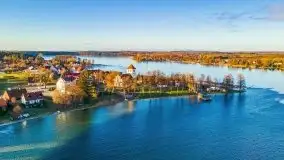 Wschód słońca nad jeziorami Boczne i Niegocin, styczeń 2022 r. - zdjęcie 29