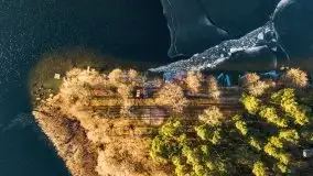 Wschód słońca nad jeziorami Boczne i Niegocin, styczeń 2022 r. - zdjęcie 11