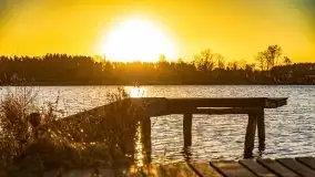 Wschód słońca nad jeziorami Boczne i Niegocin, styczeń 2022 r. - zdjęcie 61