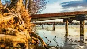 Zachód słońca nad jeziorem Bocznym, styczeń 2022 - zdjęcie 6