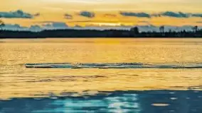 Zachód słońca nad jeziorem Bocznym, styczeń 2022 - zdjęcie 33