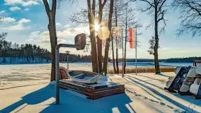 Zimowa Stranda i jezioro Kisajno, styczeń 2022 r. - zdjęcie 6