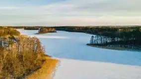 Zachód słońca przy wyspie Wydmińskiej, marzec 2021 r. - zdjęcie 41