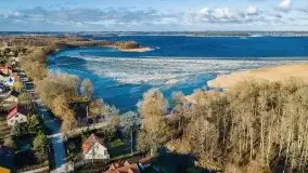 Zimowe jeziora przy Malinówce Wielkiej - zdjęcie 1