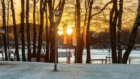 Wschód słońca w Strandzie nad jeziorem Kisajno - zdjęcie 41