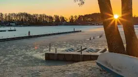 Wschód słońca w Strandzie nad jeziorem Kisajno - zdjęcie 46