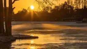 Wschód słońca w Strandzie nad jeziorem Kisajno - zdjęcie 38