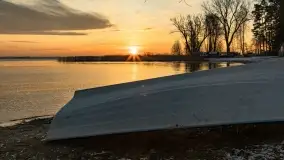 Wschód słońca nad jeziorem Niegocin w Wilkasach - zdjęcie 26