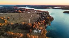 Jezioro Kisajno po zachodzie słońca, luty 2022 r. - zdjęcie 14