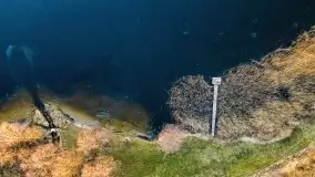 Zachód słońca nad grodziskiem Święta Góra i jeziorem Wojnowo, luty 2022 r. - zdjęcie 34