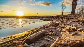 Zachód słońca nad jeziorem Tałty i kanałem Tałckim - zdjęcie 53