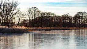 Zachód słońca nad jeziorem Harsz w Harszu - zdjęcie 7
