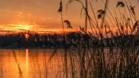 Marcowy zachód słońca nad jeziorem Kisajno - zdjęcie 52