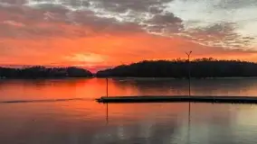 Marcowy zachód słońca nad jeziorem Kisajno - zdjęcie 39