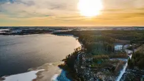 Mazurska zima z lotu ptaka, luty 2022 - zdjęcie 9