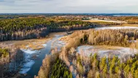 Mazurska zima z lotu ptaka, luty 2022 - zdjęcie 13