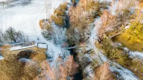 Mazurska zima z lotu ptaka, luty 2022 - zdjęcie 15