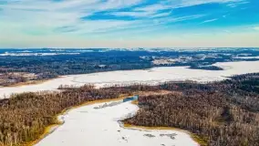 Jezioro Piłwąg w okowach lutowej zimy - zdjęcie 13