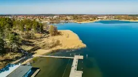 Wilkasy i okolice na zdjęciach z lotu mewy, marzec 2022 - zdjęcie 24