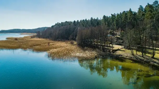 Wilkasy i okolice na zdjęciach z lotu mewy, marzec 2022 - zdjęcie 7