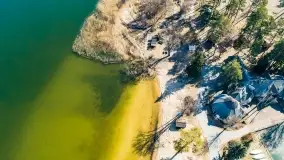 Wilkasy i okolice na zdjęciach z lotu mewy, marzec 2022 - zdjęcie 33