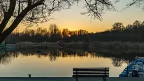 Garażowy zachód nad rzeką Pisa w Piszu - zdjęcie 8