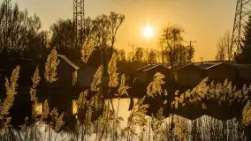 Garażowy zachód nad rzeką Pisa w Piszu - zdjęcie 14