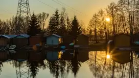 Garażowy zachód nad rzeką Pisa w Piszu - zdjęcie 42