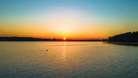 Zachód słońca nad jeziorem Kisajno, Zimny Kąt - zdjęcie 13