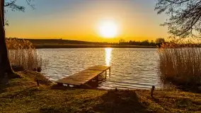 Zachód słońca nad jeziorem Kisajno, Zimny Kąt - zdjęcie 29