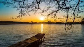 Zachód słońca nad jeziorem Kisajno, Zimny Kąt - zdjęcie 10