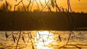 Wschód słońca przy wyspie Wydmińskiej, kwiecień 2022 r. - zdjęcie 10