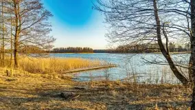 Wschód słońca przy wyspie Wydmińskiej, kwiecień 2022 r. - zdjęcie 26