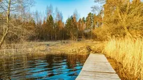 Wschód słońca przy wyspie Wydmińskiej, kwiecień 2022 r. - zdjęcie 24