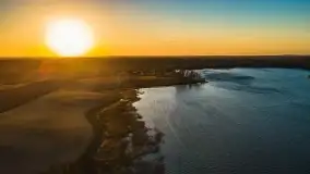 Zachód słońca nad jeziorem Dejguny, marzec 2022 r. - zdjęcie 54