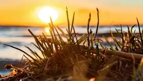 Zachód słońca nad jeziorem Dargin, marzec 2022 r. - zdjęcie 57