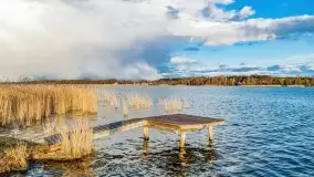 Zachód słońca nad jeziorem Bocznym, Leśna Keja - zdjęcie 31