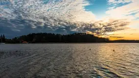 Zachód słońca nad jeziorem Jagodne - zdjęcie 11