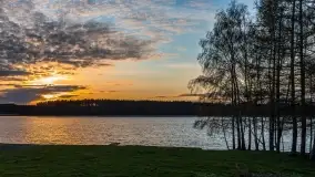 Zachód słońca nad jeziorem Jagodne - zdjęcie 44