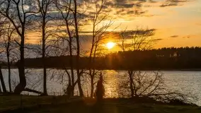 Zachód słońca nad jeziorem Jagodne - zdjęcie 55