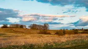 Zachód słońca nad jeziorem Dobskim, kwiecień 2022 - zdjęcie 10