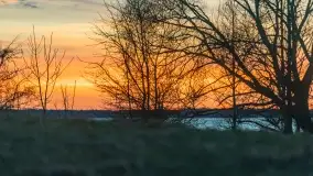 Zachód słońca nad jeziorem Dobskim, kwiecień 2022 - zdjęcie 42