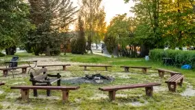 Zachód słońca w porcie AZS Wilkasy - zdjęcie 22