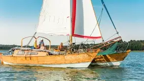 Regaty klubu Jacht Oldtimer, Kisajno, sierpień 2022 - zdjęcie 14