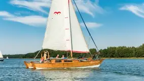 Regaty klubu Jacht Oldtimer, Kisajno, sierpień 2022 - zdjęcie 25