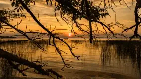 Zachód słońca nad jeziorem Dobskim w Fuledzie, czerwiec 2022 - zdjęcie 38