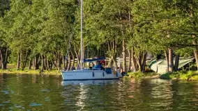 Zachód słońca nad jeziorem Przystań, czerwiec 2022 - zdjęcie 33