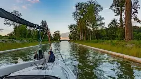 Zachód słońca podczas naszego rejsu, lipiec 2022 - zdjęcie 16