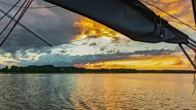 Zachód słońca podczas naszego rejsu, lipiec 2022 - zdjęcie 26