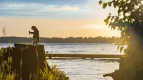 Zachód słońca nad jeziorem Mamry, Cypel Zwierzyniecki Róg - zdjęcie 36